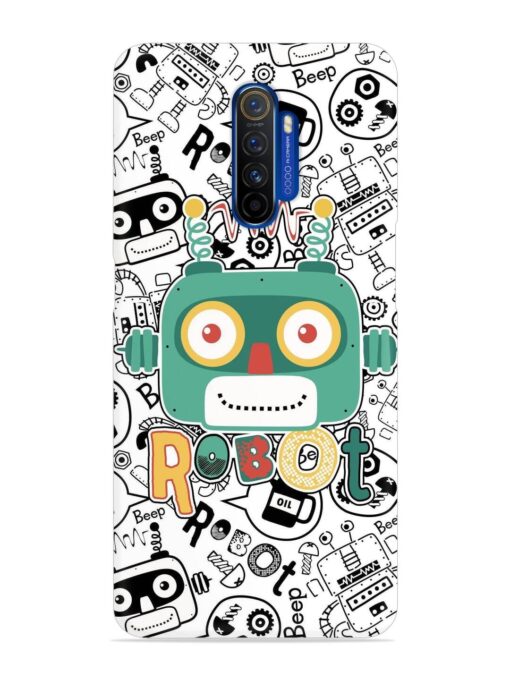 Robot Modern Seamless Pattern Snap Case for Realme X2 Pro Zapvi