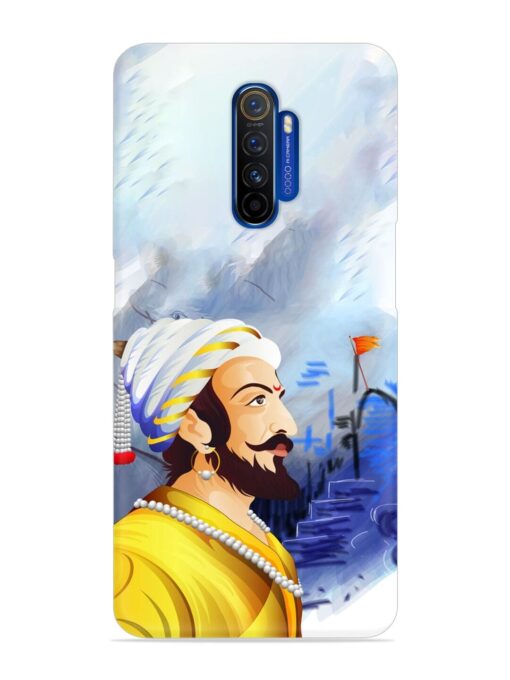 Shivaji Maharaj Color Paint Art Snap Case for Realme X2 Pro Zapvi