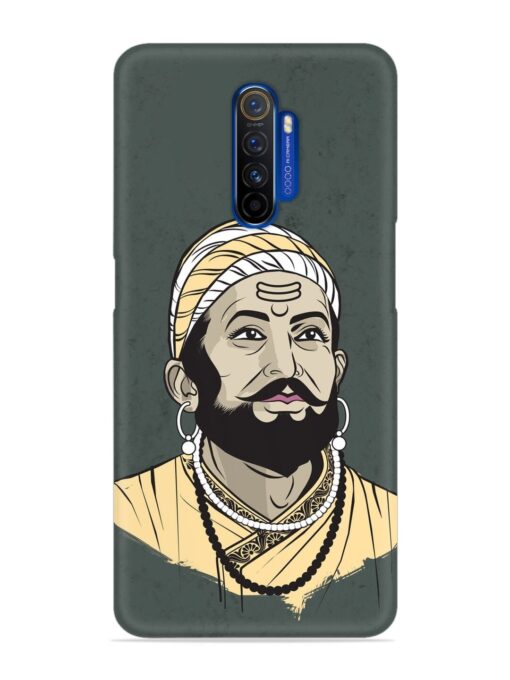 Shivaji Maharaj Vector Art Snap Case for Realme X2 Pro Zapvi