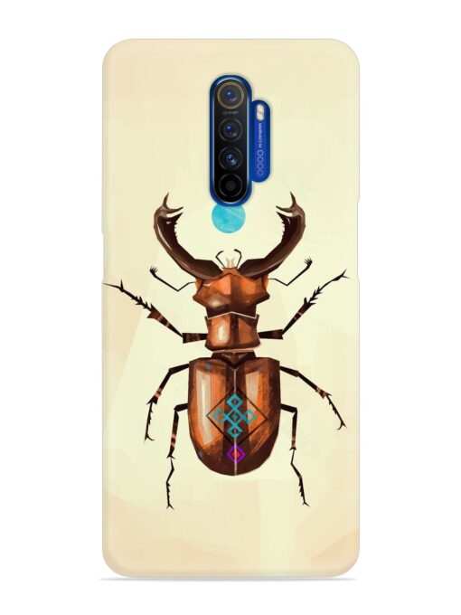 Stag Beetle Vector Snap Case for Realme X2 Pro