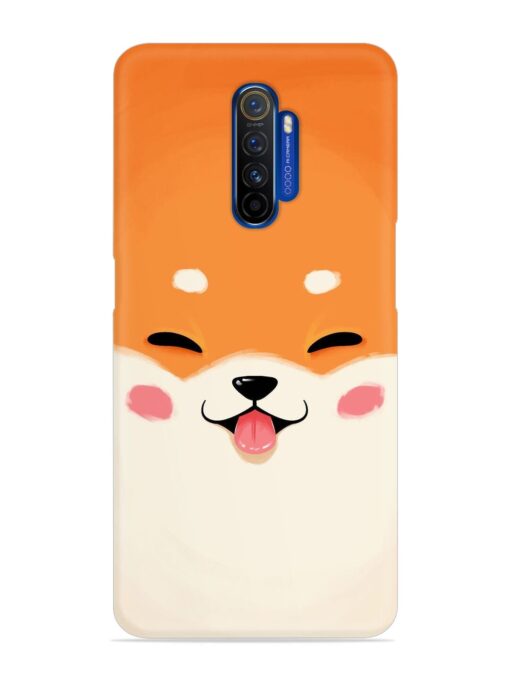 Cute Dog Face Vector Snap Case for Realme X2 Pro Zapvi