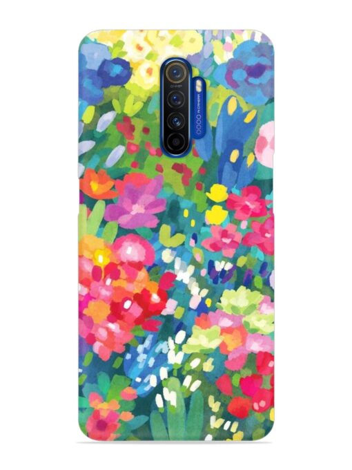 Watercolor Flower Art Snap Case for Realme X2 Pro Zapvi