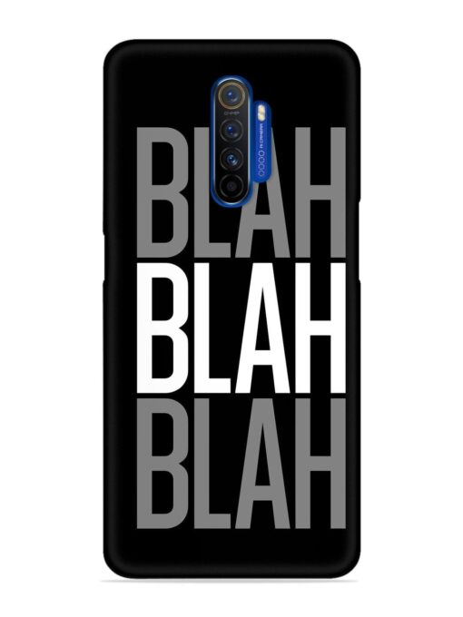 Blah Blah Blah Wallpaper Snap Case for Realme X2 Pro