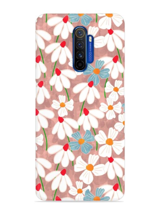 Abstract Petal Flowers Snap Case for Realme X2 Pro