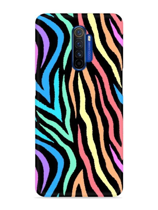 Colorful Abstract Zebra Snap Case for Realme X2 Pro Zapvi