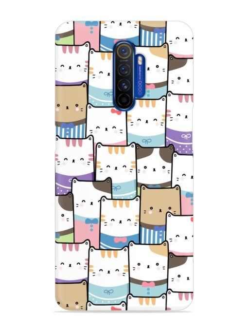 Cute Adorable Cat Snap Case for Realme X2 Pro