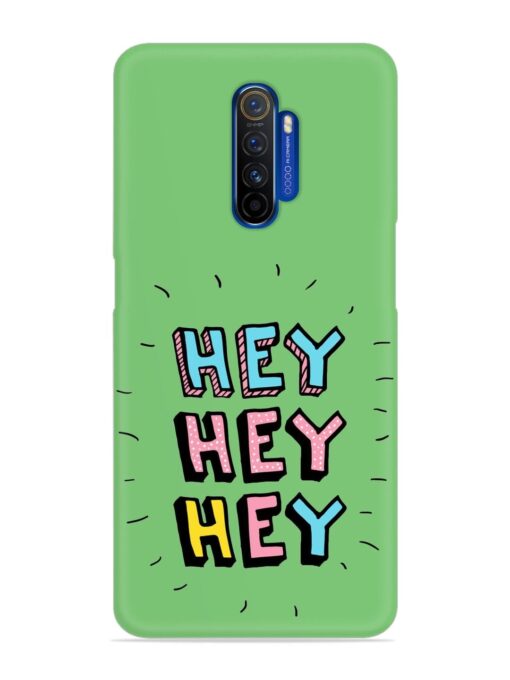 Hey Vector Cartoon Snap Case for Realme X2 Pro Zapvi