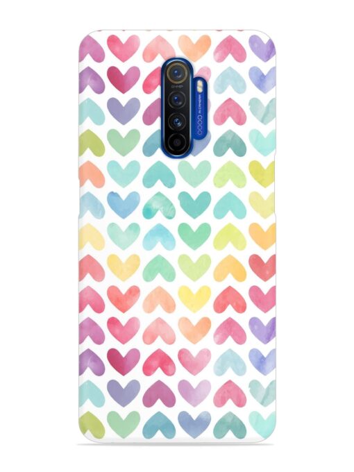 Seamless Colorful Watercolor Snap Case for Realme X2 Pro Zapvi