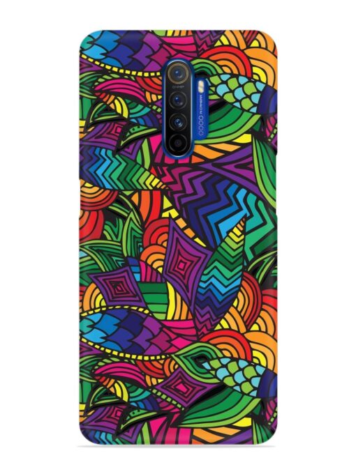 Abstract Multicolor Seamless Snap Case for Realme X2 Pro