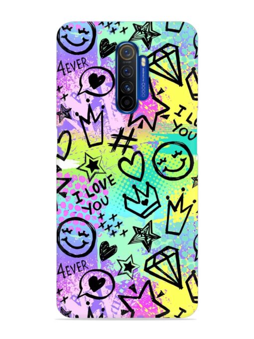 Bright Seamless Pattern Snap Case for Realme X2 Pro