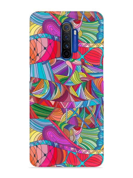 Seamless Patterns Hand Drawn Snap Case for Realme X2 Pro Zapvi