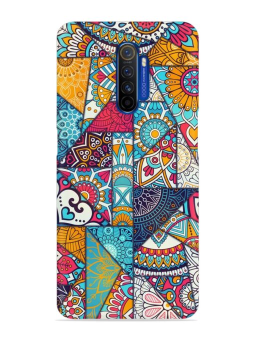 Patchwork Pattern Vintage Snap Case for Realme X2 Pro Zapvi