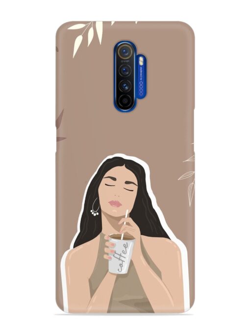 Girl With Coffee Snap Case for Realme X2 Pro