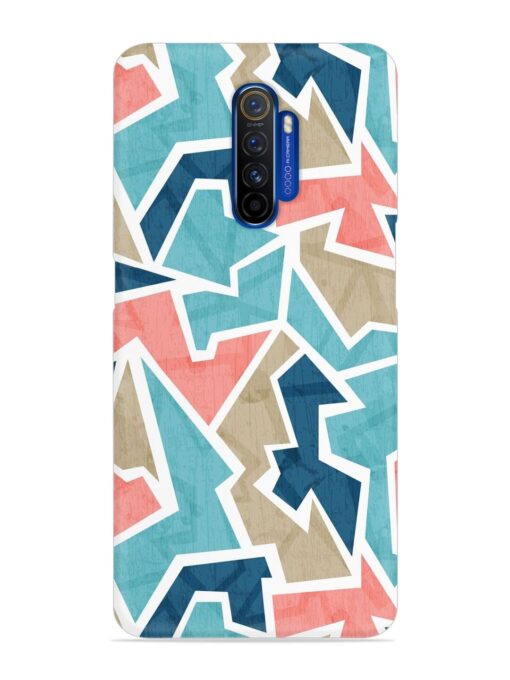 Vintage Geometric Triangle Snap Case for Realme X2 Pro