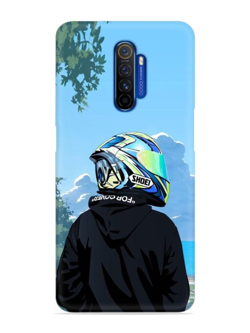 Rider With Helmet Snap Case for Realme X2 Pro