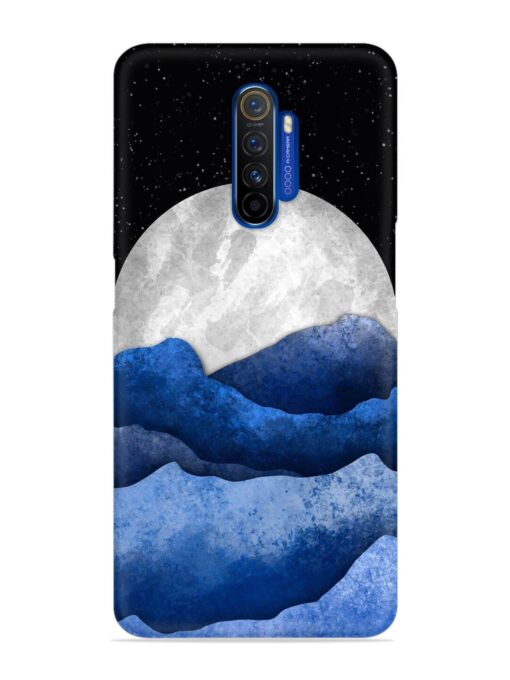 Full Moon Mountain Vector Snap Case for Realme X2 Pro Zapvi