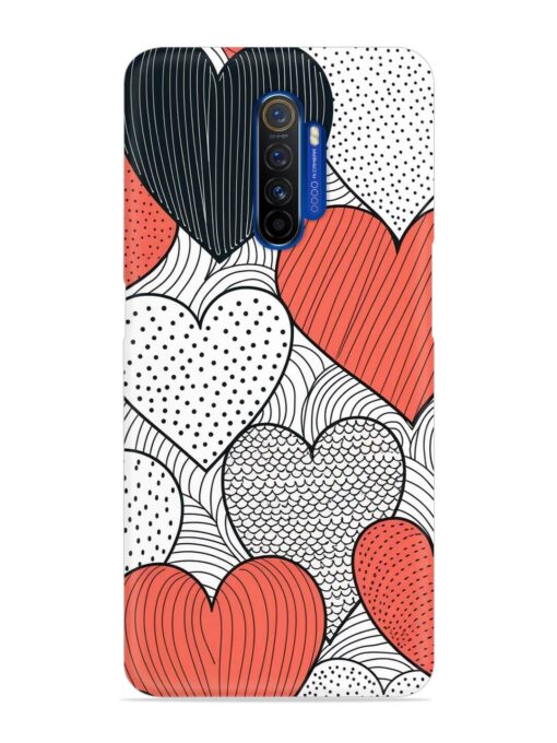 Girly Heart Seamless Snap Case for Realme X2 Pro Zapvi