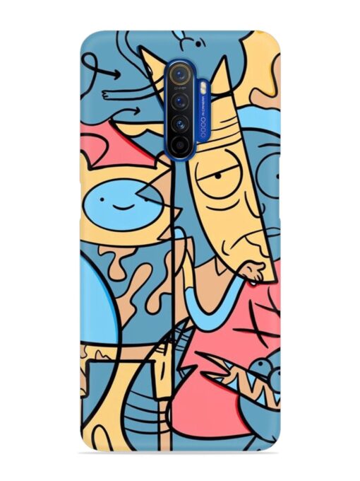 Silly Face Doodle Snap Case for Realme X2 Pro Zapvi