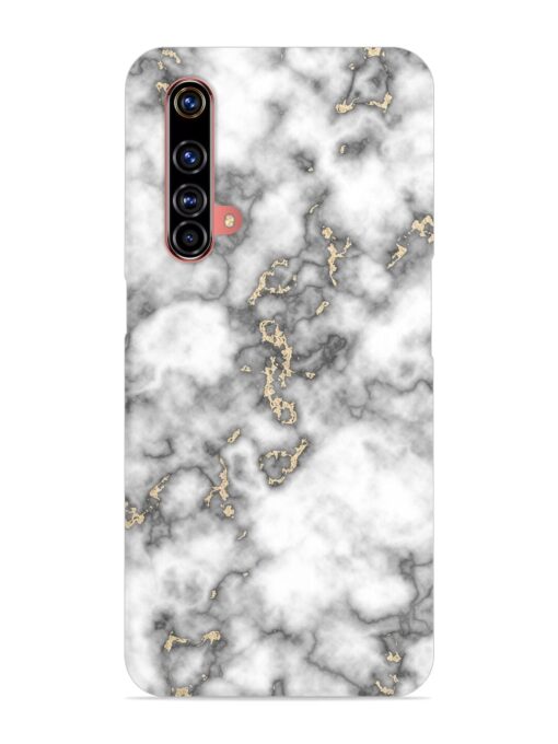 Gray And Gold Marble Snap Case for Realme X3 Zapvi