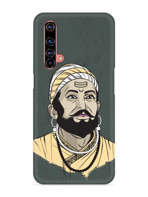 Shivaji Maharaj Vector Art Snap Case for Realme X3