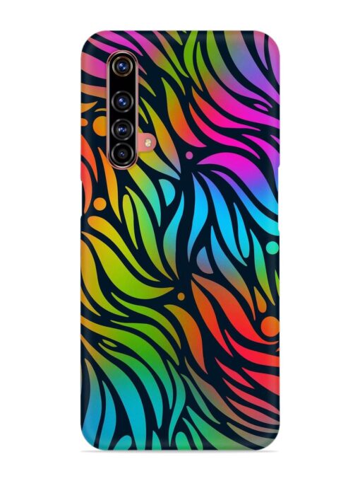 Abstract Leaf Design Snap Case for Realme X3