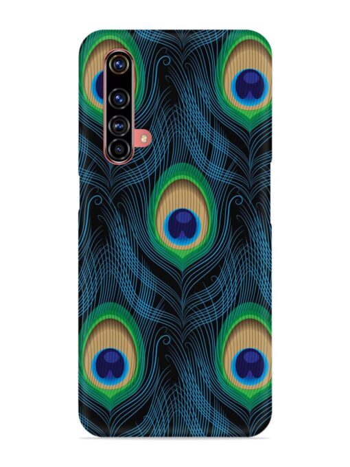 Seamless Pattern Peacock Snap Case for Realme X3 Zapvi