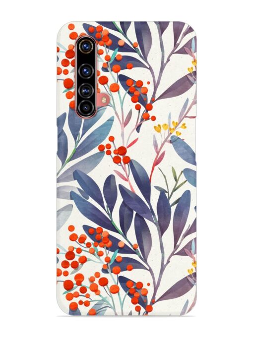 Seamless Floral Pattern Snap Case for Realme X3 Zapvi