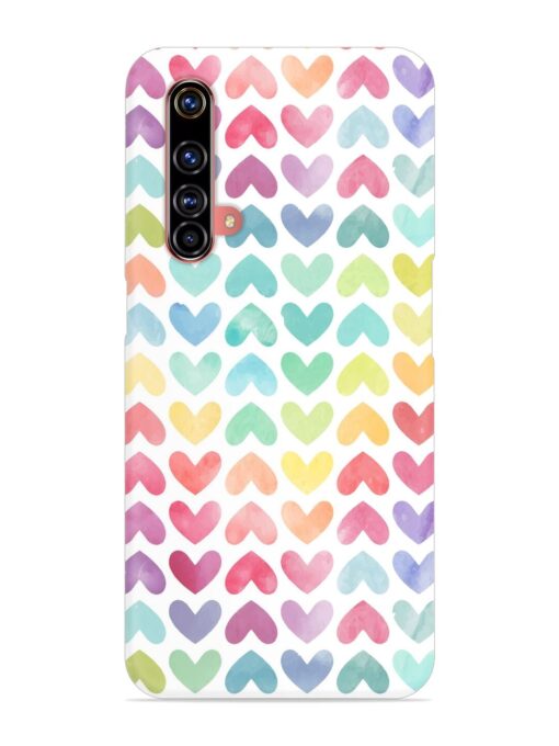 Seamless Colorful Watercolor Snap Case for Realme X3 Zapvi