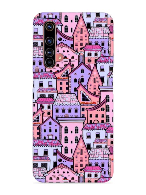 Seamless Pattern Houses Snap Case for Realme X3