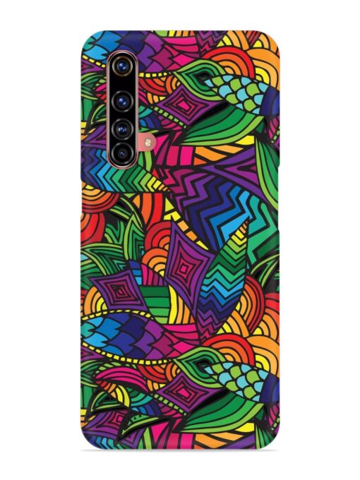 Abstract Multicolor Seamless Snap Case for Realme X3 Zapvi