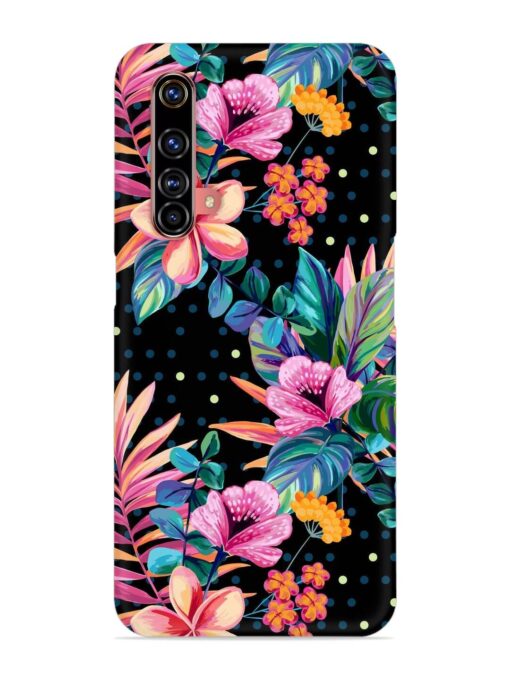 Seamless Floral Pattern Snap Case for Realme X3