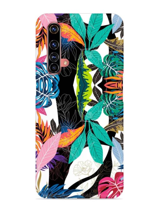 Floral Pattern Bright Snap Case for Realme X3