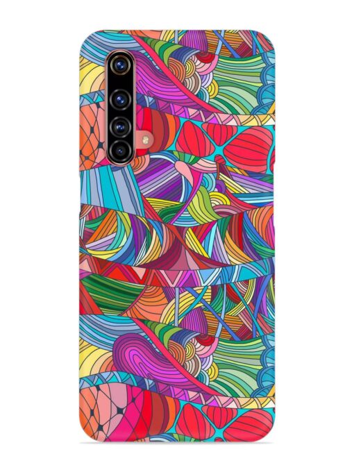 Seamless Patterns Hand Drawn Snap Case for Realme X3