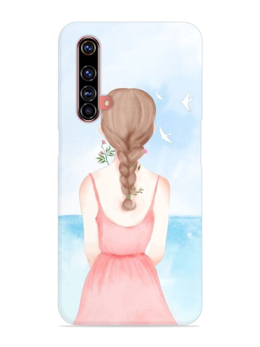 Watercolor Girl Vector Snap Case for Realme X3 Superzoom