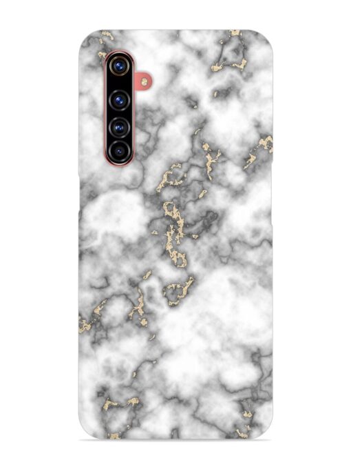 Gray And Gold Marble Snap Case for Realme X50 Pro