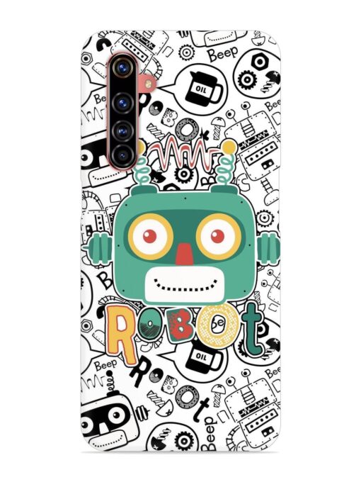 Robot Modern Seamless Pattern Snap Case for Realme X50 Pro