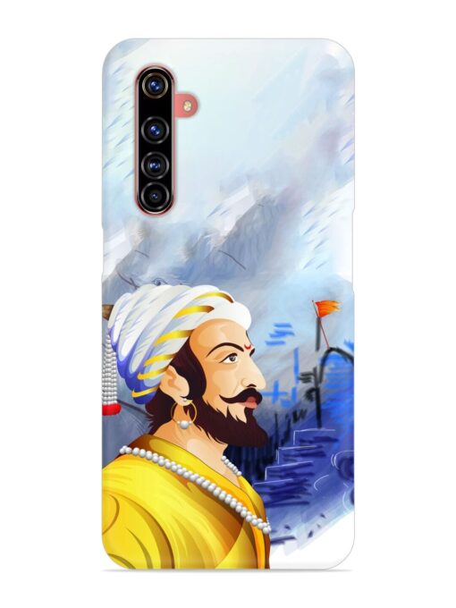 Shivaji Maharaj Color Paint Art Snap Case for Realme X50 Pro