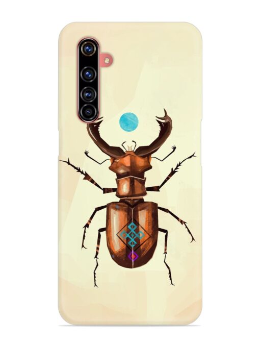 Stag Beetle Vector Snap Case for Realme X50 Pro