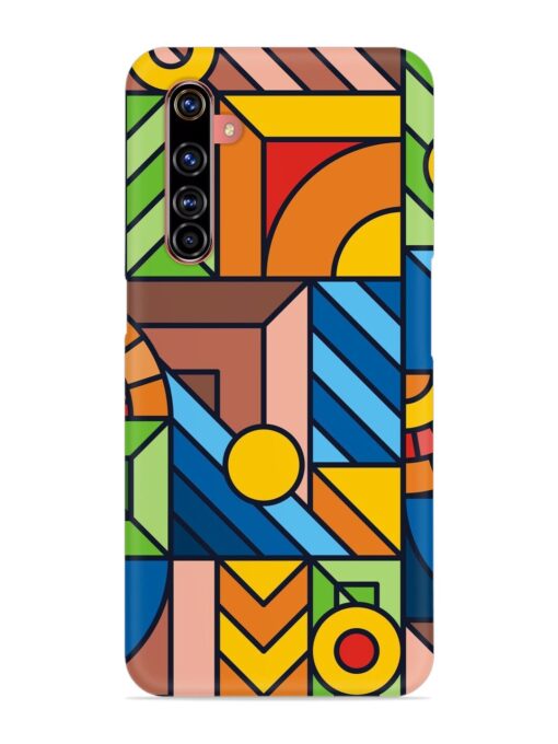 Colorful Geometric Snap Case for Realme X50 Pro