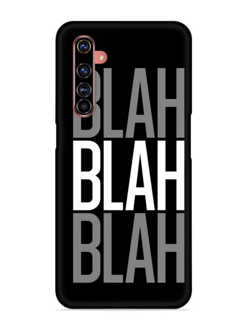 Blah Blah Blah Wallpaper Snap Case for Realme X50 Pro