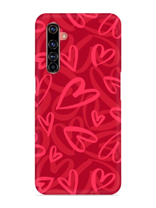 Seamless Romantic Pattern Snap Case for Realme X50 Pro Zapvi