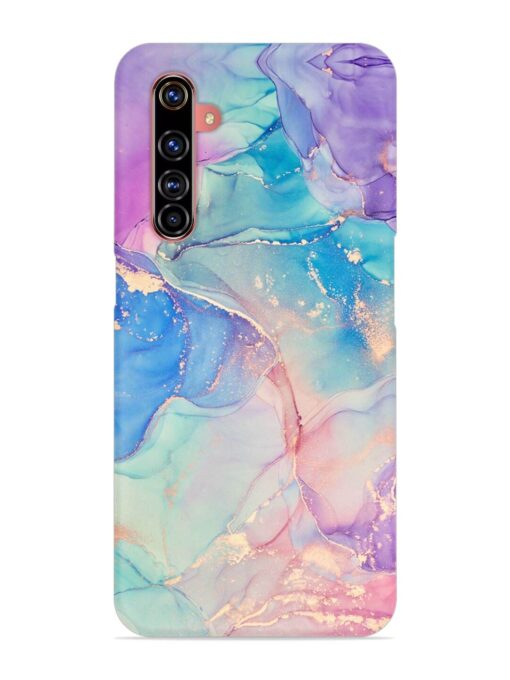 Alcohol Ink Colors Snap Case for Realme X50 Pro Zapvi