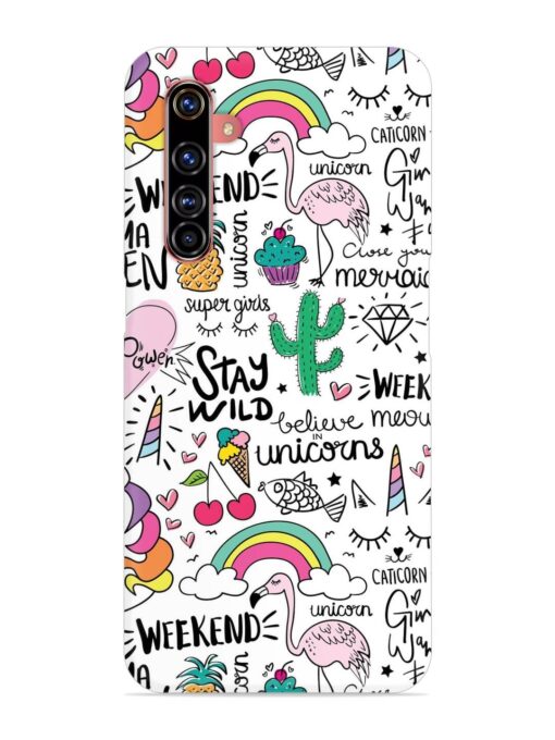 Unicorn Ice Cream Snap Case for Realme X50 Pro