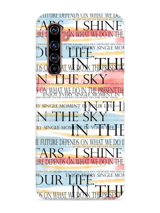 Seamless Slogans Pattern Snap Case for Realme X50 Pro