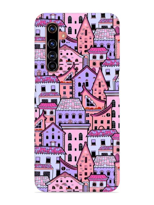 Seamless Pattern Houses Snap Case for Realme X50 Pro