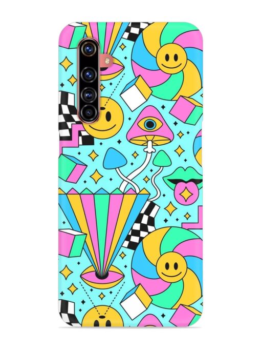 Trippy Rainbow 60S Snap Case for Realme X50 Pro