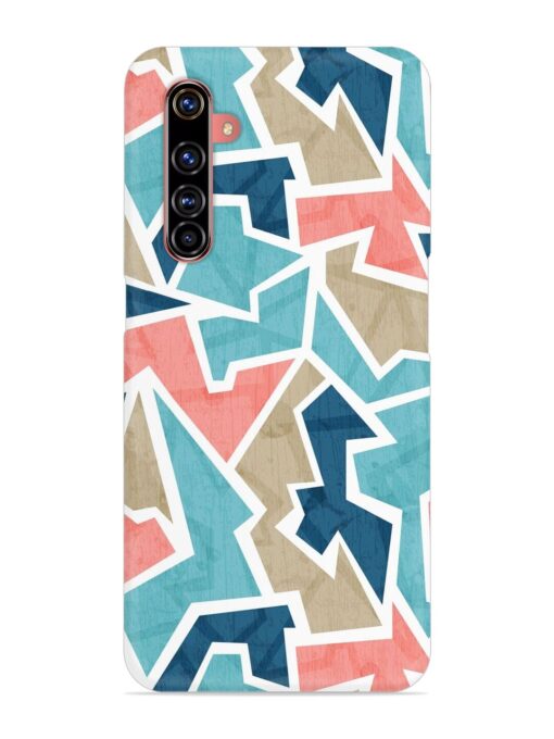 Vintage Geometric Triangle Snap Case for Realme X50 Pro