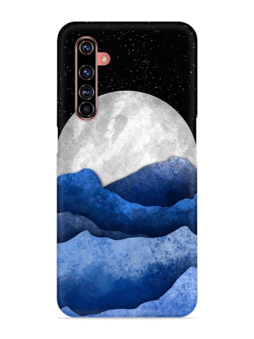 Full Moon Mountain Vector Snap Case for Realme X50 Pro Zapvi