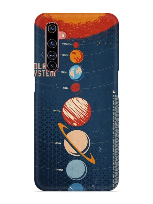 Solar System Vector Snap Case for Realme X50 Pro Zapvi