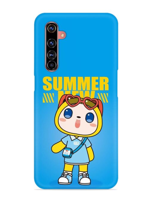 Summer Mew Cartoon Snap Case for Realme X50 Pro Zapvi